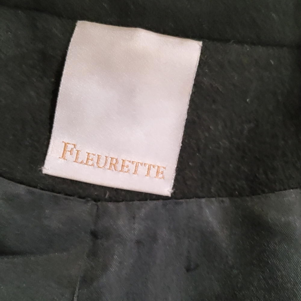 Fleurette Lambwool Midi Coat Size 10 - Picture 2 of 16